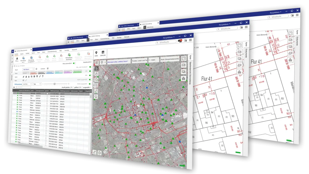 header mockup für screenshots des moduls outage