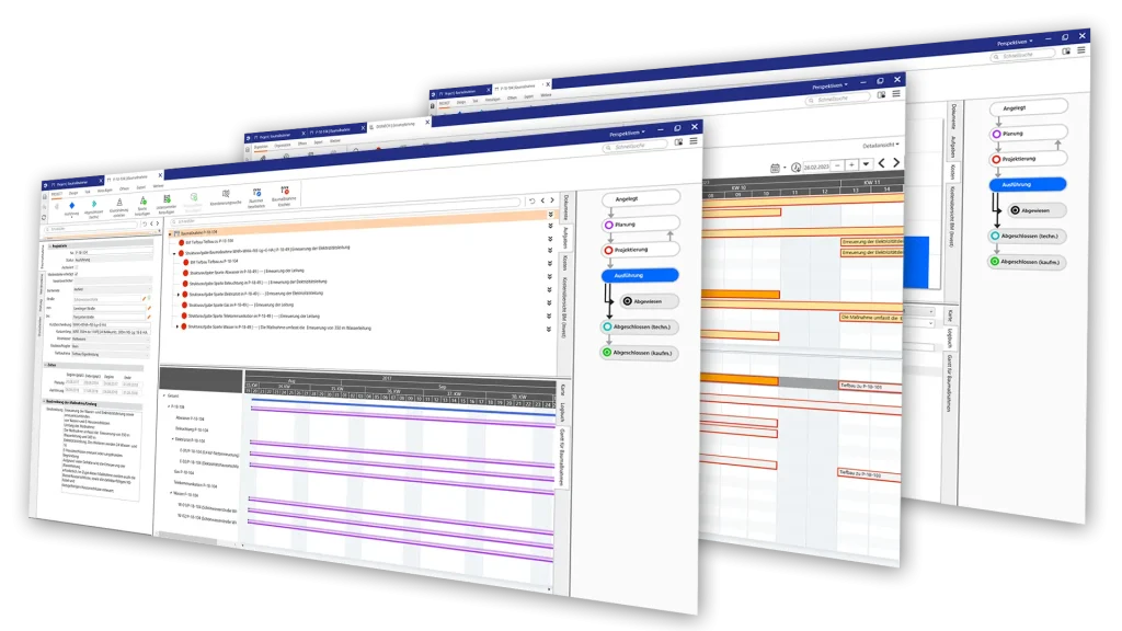 header mockup für screenshots des moduls Project