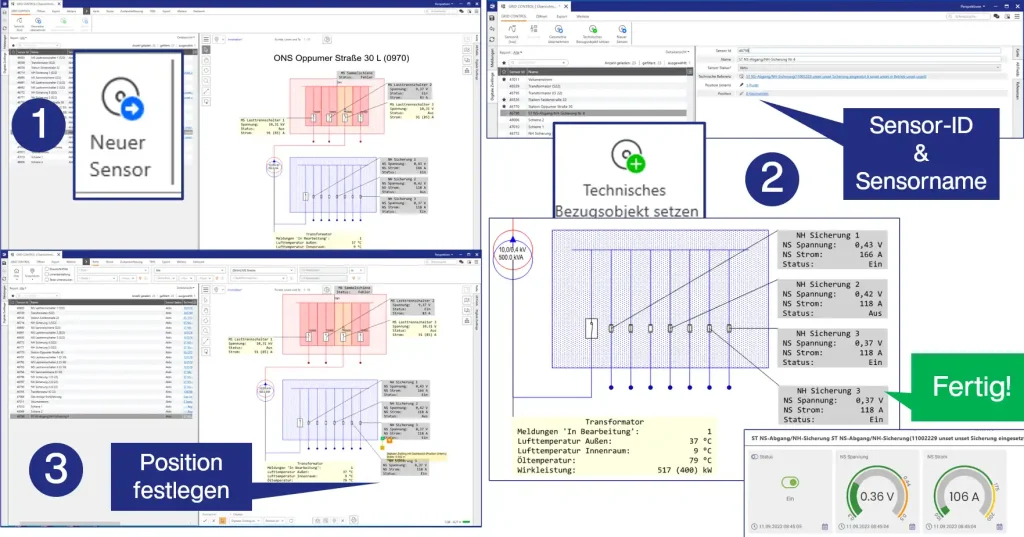 Screenshot aus dem Modul Grid Control